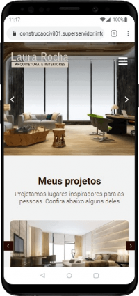 Modelo de site para Arquiteto, urbanista, designers de interiores, escritórios de arquitetura e paisagista