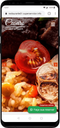 Modelo de Site para Restaurante, pizzaria, churrascaria, lanchonete e hamburgueria